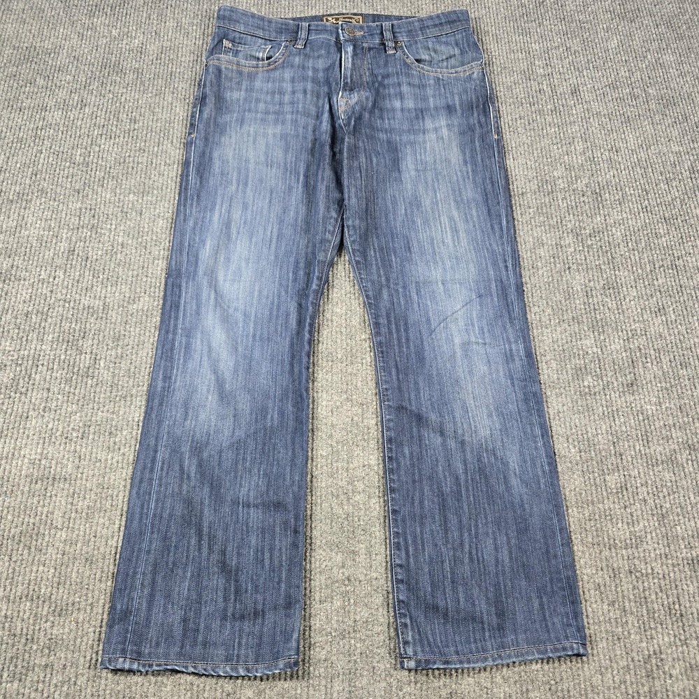 34 Heritage Jeans Mens 33x30‎ Confidence Mid Rise Relaxed Straight Denim Pants